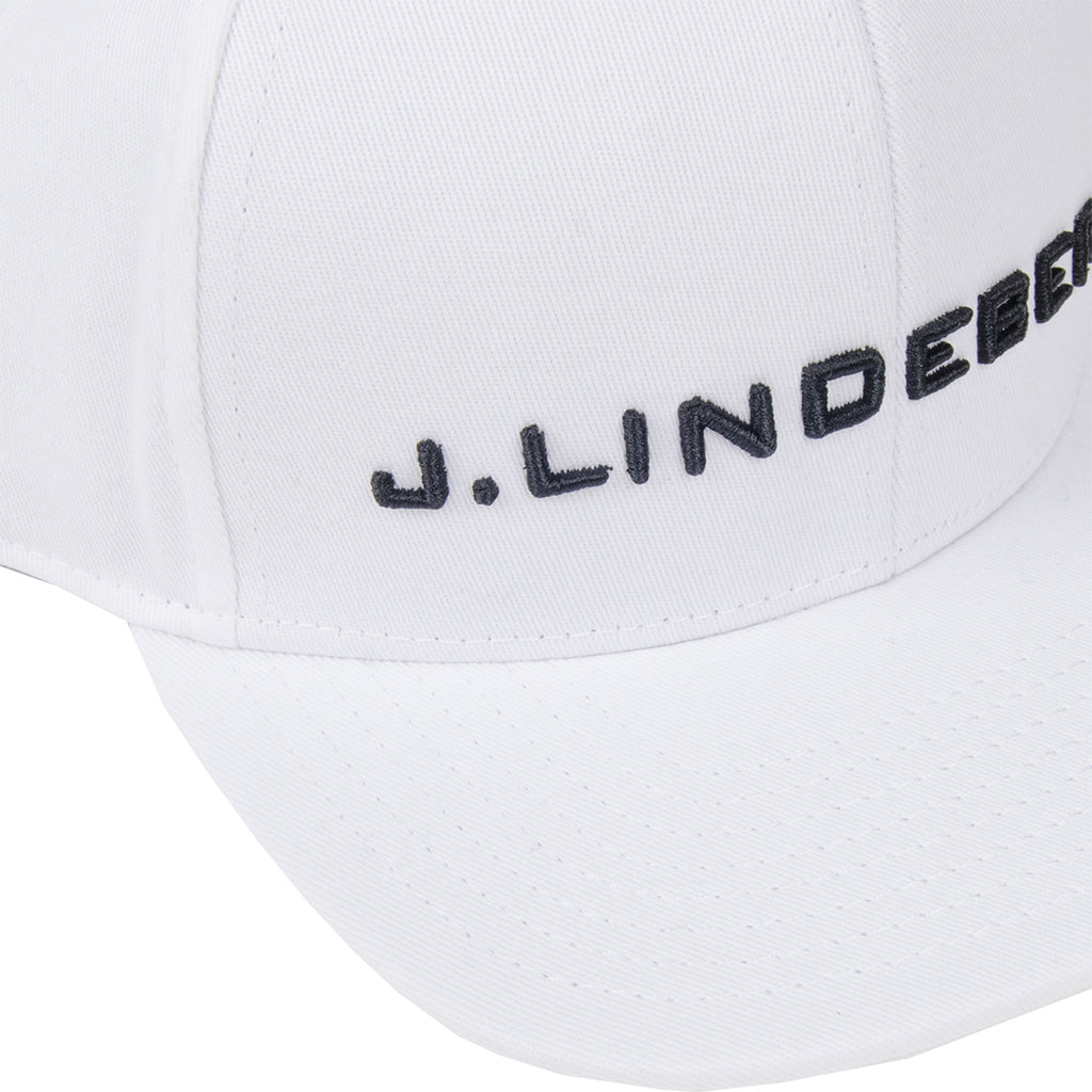 GreenRabbit Golf, J. Lindeberg, Colton Cap Flexi Twill White, Cap - GreenRabbit Golf GOLFFASHION & LIFESTYLE