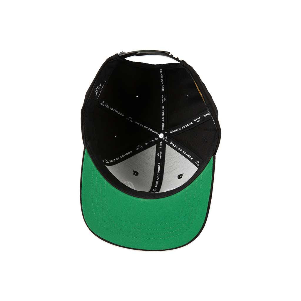 GreenRabbit Golf, Birds of Condor, Birdie Snapback Black, Cap - GreenRabbit Golf GOLFFASHION & LIFESTYLE