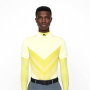 GreenRabbit Golf, J. Lindeberg, M Ace Reg Fit TX Jaquard Pale Lime, Shirt - GreenRabbit Golf GOLFFASHION & LIFESTYLE