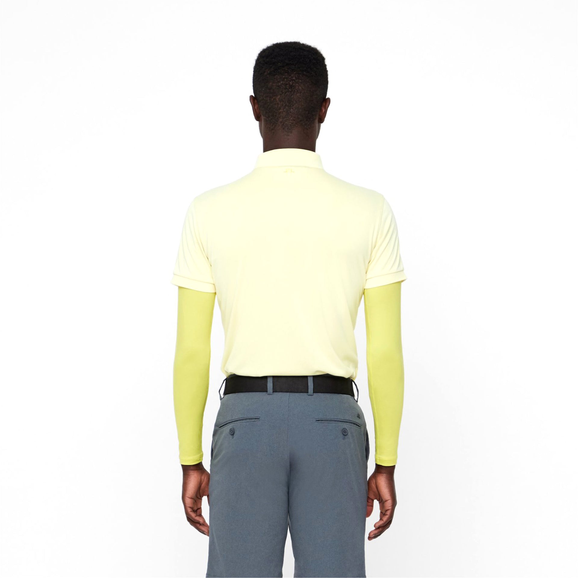 GreenRabbit Golf, J. Lindeberg, M Ace Reg Fit TX Jaquard Pale Lime, Shirt - GreenRabbit Golf GOLFFASHION & LIFESTYLE