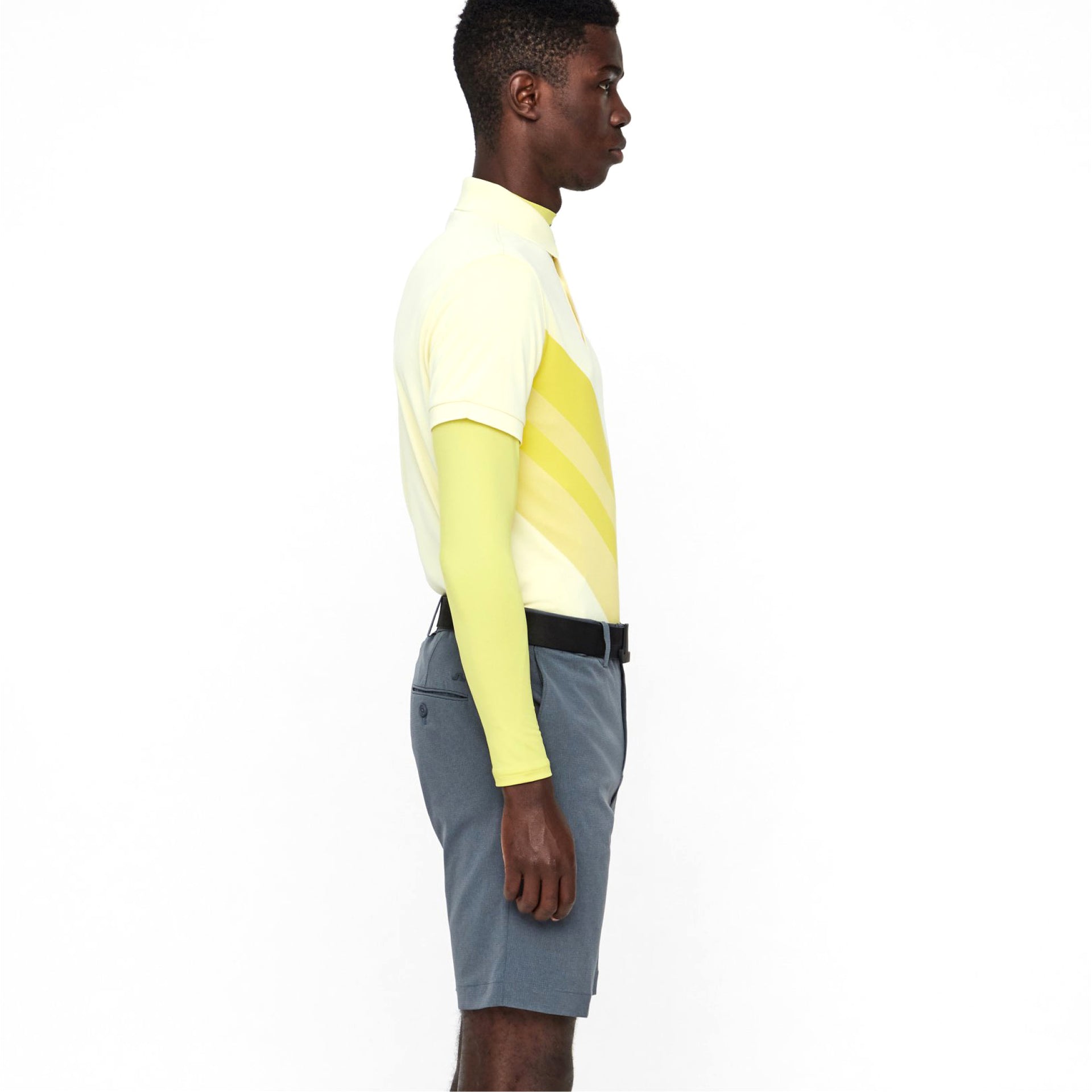 GreenRabbit Golf, J. Lindeberg, M Ace Reg Fit TX Jaquard Pale Lime, Shirt - GreenRabbit Golf GOLFFASHION & LIFESTYLE