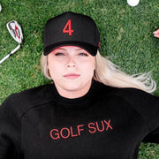 GreenRabbit Golf, Birds of Condor, Golf Sux Black/Red, Sweater - GreenRabbit Golf GOLFFASHION & LIFESTYLE