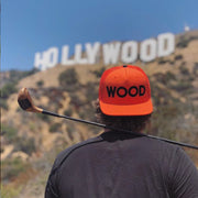 GreenRabbit Golf, Birds of Condor, Wood Trucker Snapback Orange, Cap - GreenRabbit Golf GOLFFASHION & LIFESTYLE
