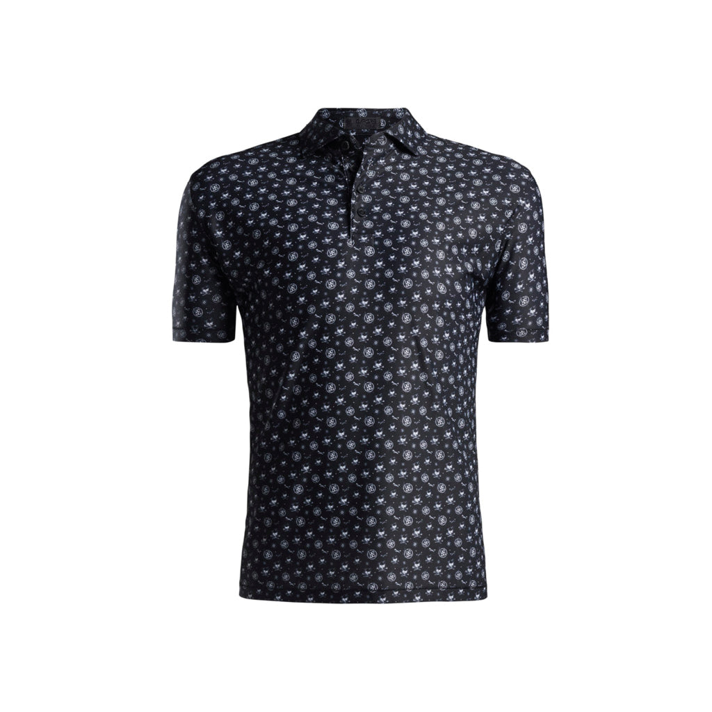 GreenRabbit Golf, G/Fore, SKETCH PRINTED POLO ONYX, Shirt - GreenRabbit Golf GOLFFASHION & LIFESTYLE