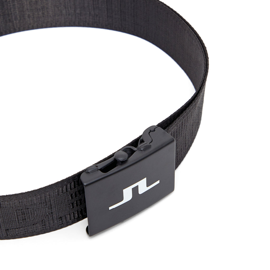 GreenRabbit Golf, J. Lindeberg, Bernt Golf Belt Black, Belt - GreenRabbit Golf GOLFFASHION & LIFESTYLE