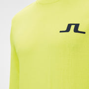 GreenRabbit Golf, J. Lindeberg, Gus Golf Sweater Leaf Yellow, Sweater - GreenRabbit Golf GOLFFASHION & LIFESTYLE