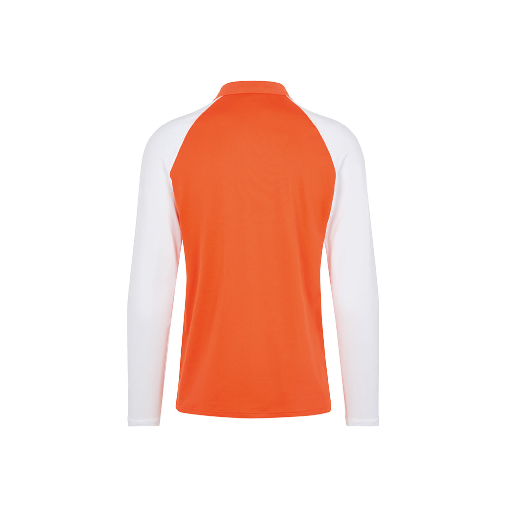 GreenRabbit Golf, J. Lindeberg, Jakob Slim Fit LS Golf Polo Lava Orange, Shirt - GreenRabbit Golf GOLFFASHION & LIFESTYLE