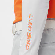 GreenRabbit Golf, J. Lindeberg, Jakob Slim Fit LS Golf Polo Lava Orange, Shirt - GreenRabbit Golf GOLFFASHION & LIFESTYLE
