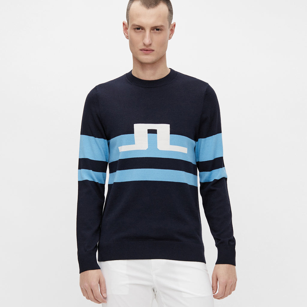 GreenRabbit Golf, J. Lindeberg, Ryan Golf Sweater	JL Navy, Sweater - GreenRabbit Golf GOLFFASHION & LIFESTYLE