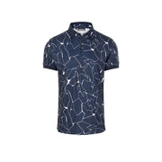 GreenRabbit Golf, J. Lindeberg, Tour Tech Reg Fit Print Polo Lit Navy, Shirt - GreenRabbit Golf GOLFFASHION & LIFESTYLE