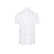 GreenRabbit Golf, J. Lindeberg, Tour Tech Reg Fit Print Polo Slit White, Shirt - GreenRabbit Golf GOLFFASHION & LIFESTYLE