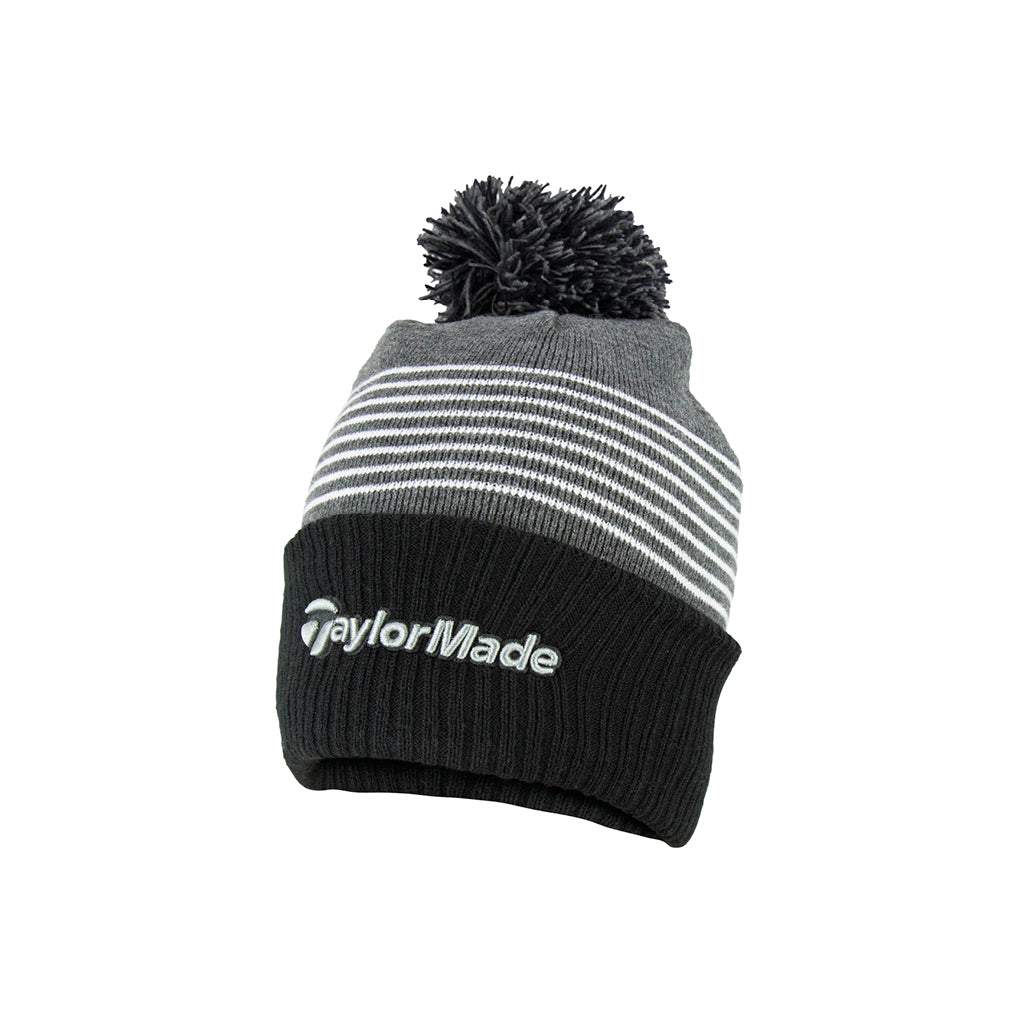 GreenRabbit Golf, TaylorMade, Bobble Beanie Black, Cap - GreenRabbit Golf GOLFFASHION & LIFESTYLE