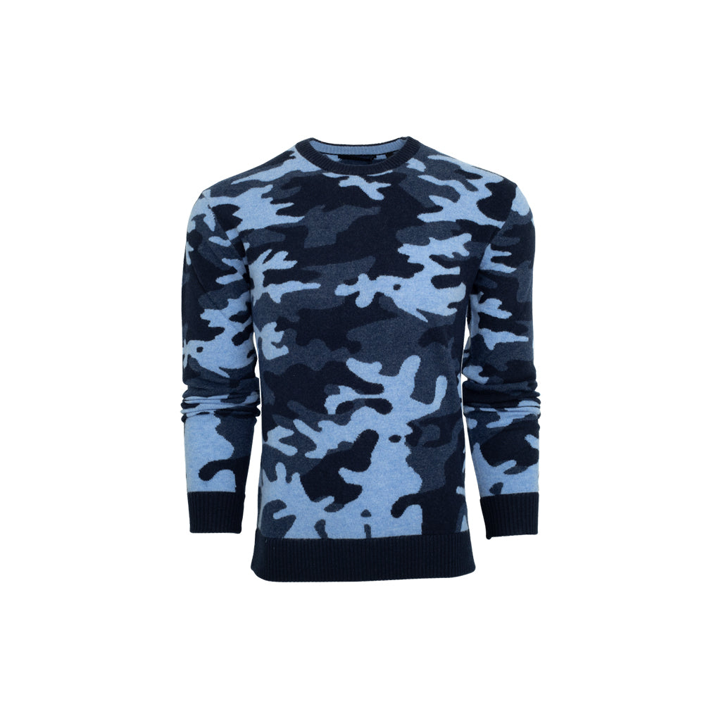GreenRabbit Golf, Greyson, CAMOWOLF CREW NECK YORK, Sweater - GreenRabbit Golf GOLFFASHION & LIFESTYLE