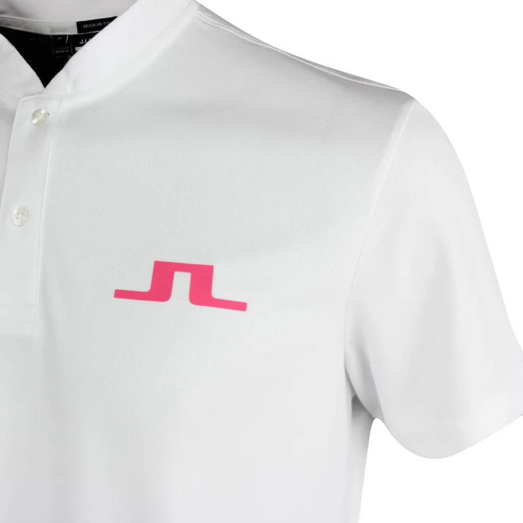 GreenRabbit Golf, J. Lindeberg, Bode Regular Golf Fit Polo White, Shirt - GreenRabbit Golf GOLFFASHION & LIFESTYLE