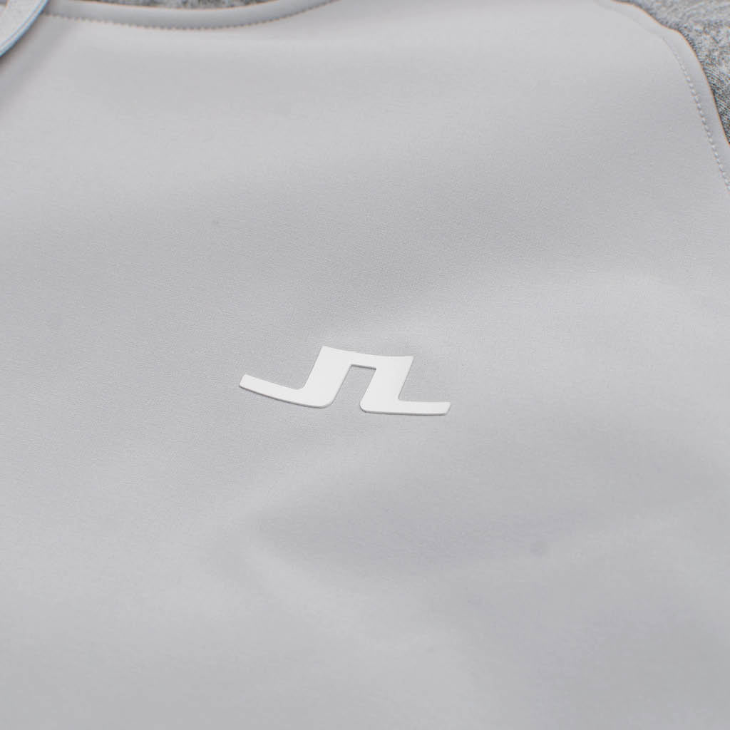 GreenRabbit Golf, J. Lindeberg, Kent Golf Hood Micro Chip Melange, Sweater - GreenRabbit Golf GOLFFASHION & LIFESTYLE