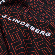 GreenRabbit Golf, J. Lindeberg, Tour Tech Reg Fit Print Polo Ketchup Bridge Monogram, Shirt - GreenRabbit Golf GOLFFASHION & LIFESTYLE