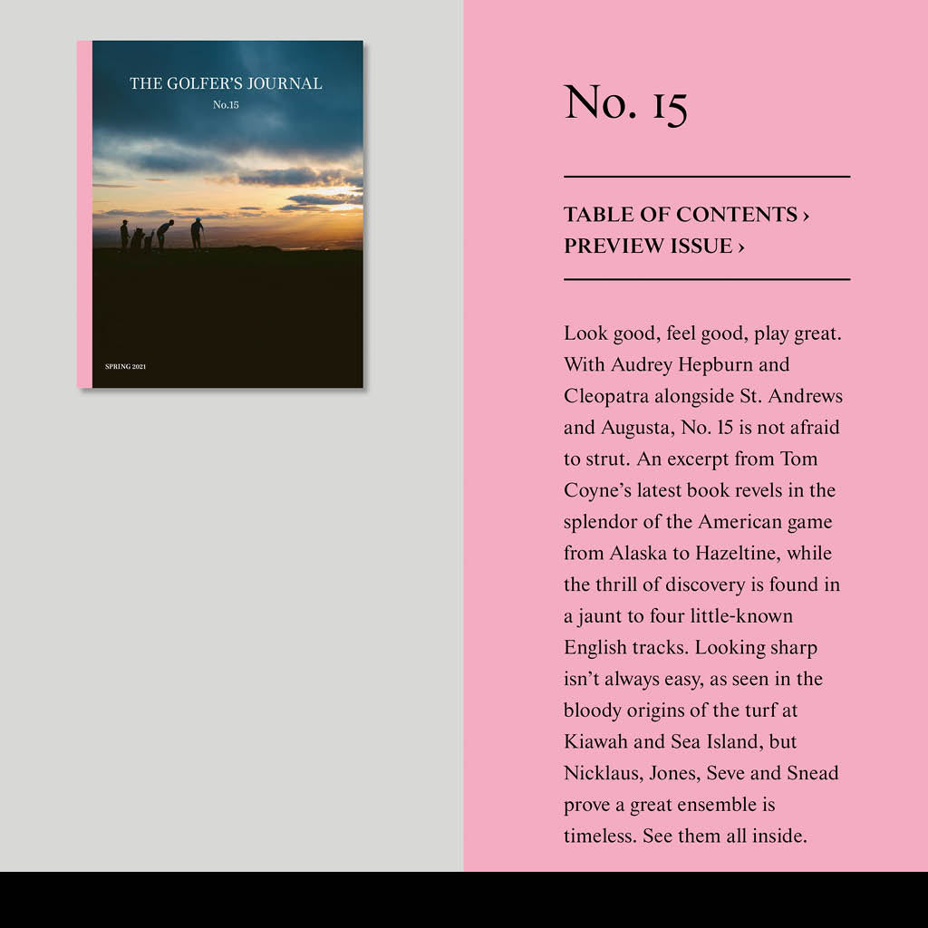 GreenRabbit Golf, The Golfers Journal, The Golfers Journal No. 15, Magazin - GreenRabbit Golf GOLFFASHION & LIFESTYLE