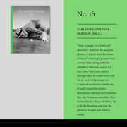 GreenRabbit Golf, The Golfers Journal, The Golfers Journal No. 16, Magazin - GreenRabbit Golf GOLFFASHION & LIFESTYLE