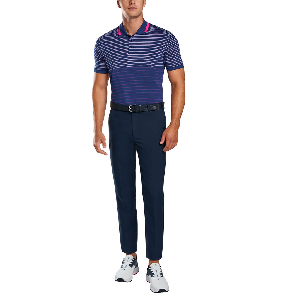GreenRabbit Golf, G/Fore, 2 TONE STRIPE POLO BLUEPRINT, Shirt - GreenRabbit Golf GOLFFASHION & LIFESTYLE