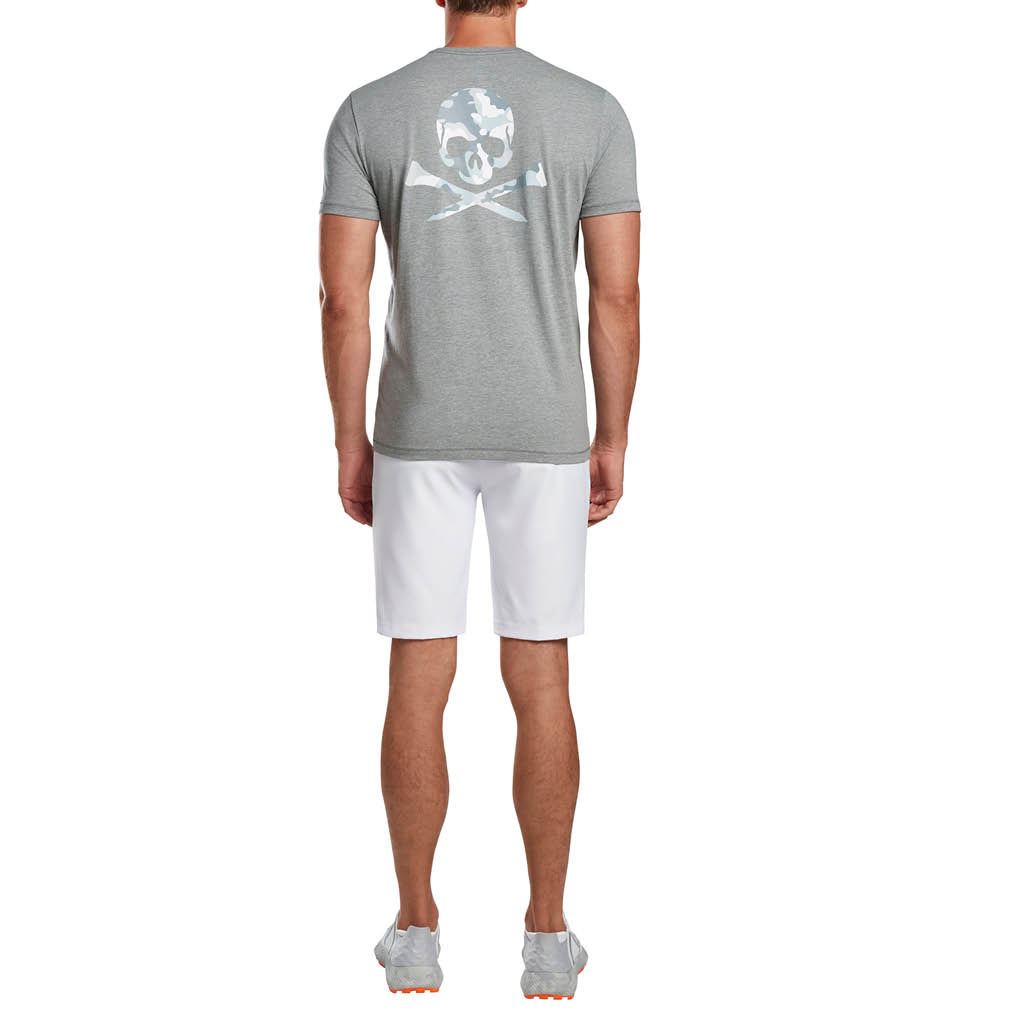 GreenRabbit Golf, G/Fore, MENS PRINTED TEE LIGHT HEATHER GREY, Shirt - GreenRabbit Golf GOLFFASHION & LIFESTYLE