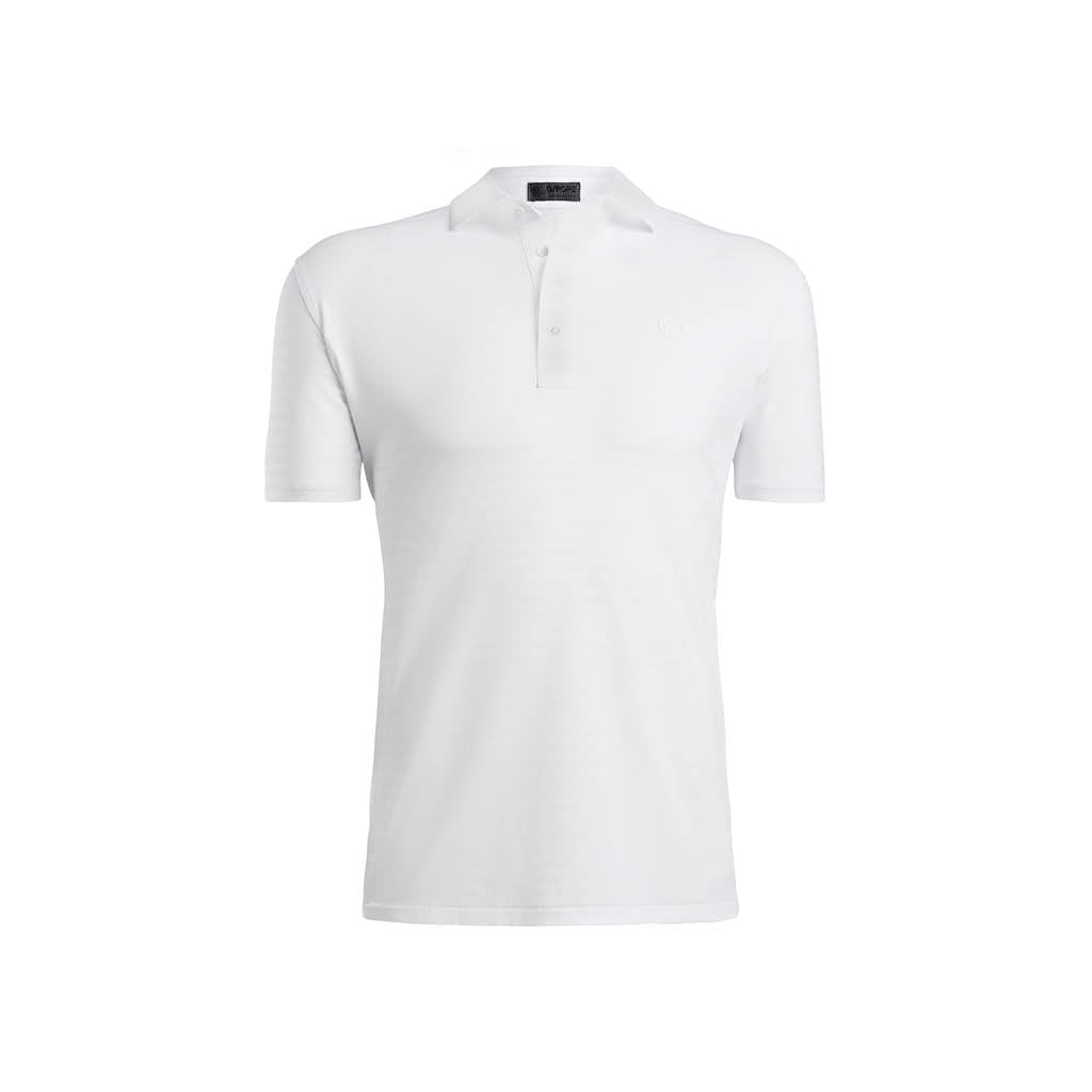 GreenRabbit Golf, G/Fore, PERFORATED STRIPE POLO SNOW, Shirt - GreenRabbit Golf GOLFFASHION & LIFESTYLE