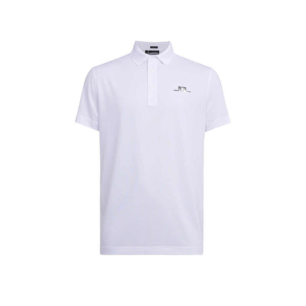GreenRabbit Golf, J. Lindeberg, Bridge Regular Fit Golf Polo White, Shirt - GreenRabbit Golf GOLFFASHION & LIFESTYLE