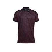 GreenRabbit Golf, J. Lindeberg, Tour Tech Reg Fit Print Polo Ketchup Bridge Monogram, Shirt - GreenRabbit Golf GOLFFASHION & LIFESTYLE