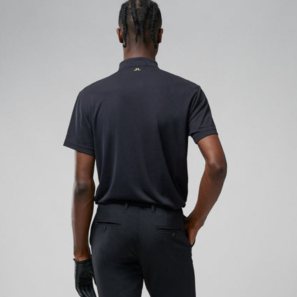 GreenRabbit Golf, J. Lindeberg, J. Lindeberg Bode Regular Fit Polo Black, Shirt - GreenRabbit Golf GOLFFASHION & LIFESTYLE