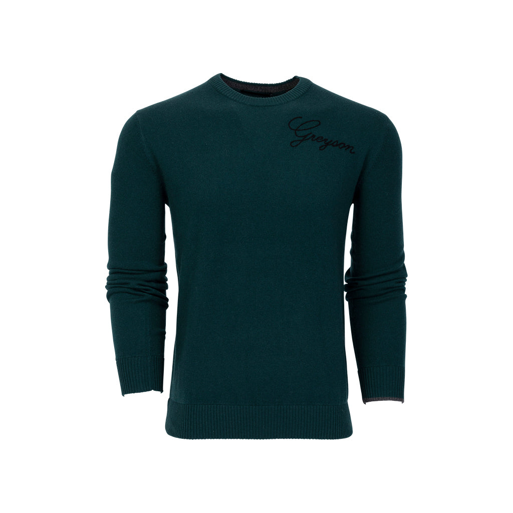 GreenRabbit Golf, Greyson, GREYSON ALPHA WOLF TOMAHAWK SWEATER FOREST, Sweater - GreenRabbit Golf GOLFFASHION & LIFESTYLE