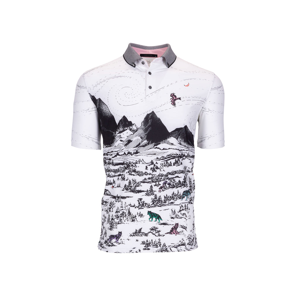GreenRabbit Golf, Greyson, GREYSON NIGHT HAWK POLO ARCTIC, Shirt - GreenRabbit Golf GOLFFASHION & LIFESTYLE