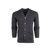 GreenRabbit Golf, Greyson, GREYSON CHEYENNE CARDIGAN DARK GREY HEATHER, Sweater - GreenRabbit Golf GOLFFASHION & LIFESTYLE