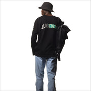GreenRabbit Golf, J. Lindeberg, J. Lindeberg Camilo LS Graphic T-Shirt Black, Shirt - GreenRabbit Golf GOLFFASHION & LIFESTYLE