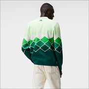 GreenRabbit Golf, J. Lindeberg, J. Lindeberg Ron Knitted Shirt Rain Forest, Sweater - GreenRabbit Golf GOLFFASHION & LIFESTYLE