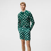 GreenRabbit Golf, J. Lindeberg, J. Lindeberg Gus Jacquard Sweater Rain Forest, Sweater - GreenRabbit Golf GOLFFASHION & LIFESTYLE