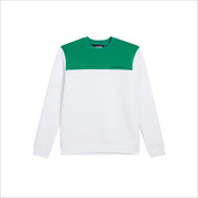 GreenRabbit Golf, J. Lindeberg, J. Lindeberg Jeff Crew Neck	White, Sweater - GreenRabbit Golf GOLFFASHION & LIFESTYLE
