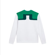 GreenRabbit Golf, J. Lindeberg, J. Lindeberg Jeff Crew Neck	White, Sweater - GreenRabbit Golf GOLFFASHION & LIFESTYLE