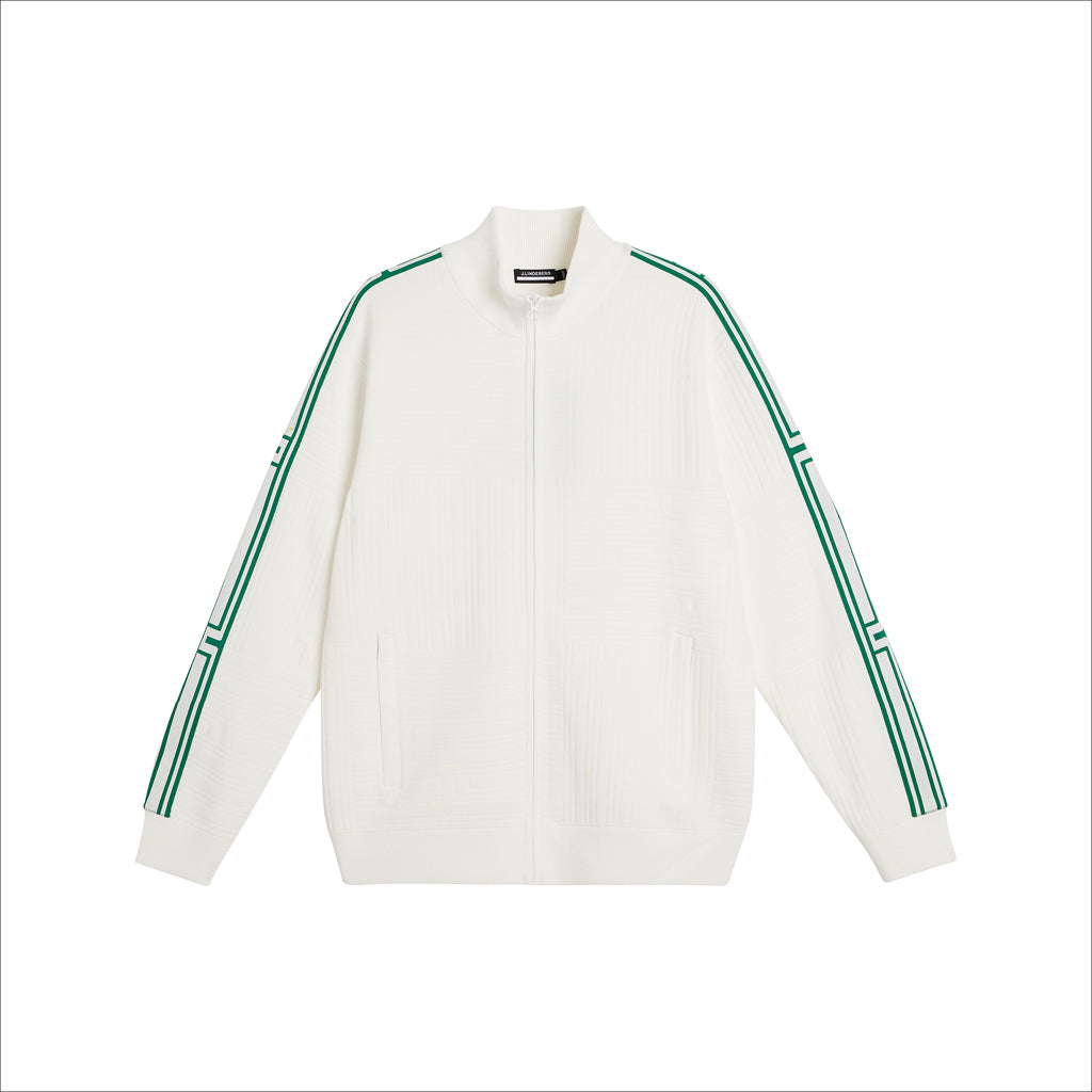 GreenRabbit Golf, J. Lindeberg, J. Lindeberg Robin Knitted Sweater Bridge Stripe Patchwork, Sweater - GreenRabbit Golf GOLFFASHION & LIFESTYLE