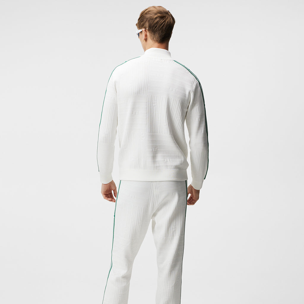 GreenRabbit Golf, J. Lindeberg, J. Lindeberg Robin Knitted Sweater Bridge Stripe Patchwork, Sweater - GreenRabbit Golf GOLFFASHION & LIFESTYLE
