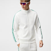 GreenRabbit Golf, J. Lindeberg, J. Lindeberg Robin Knitted Sweater Bridge Stripe Patchwork, Sweater - GreenRabbit Golf GOLFFASHION & LIFESTYLE