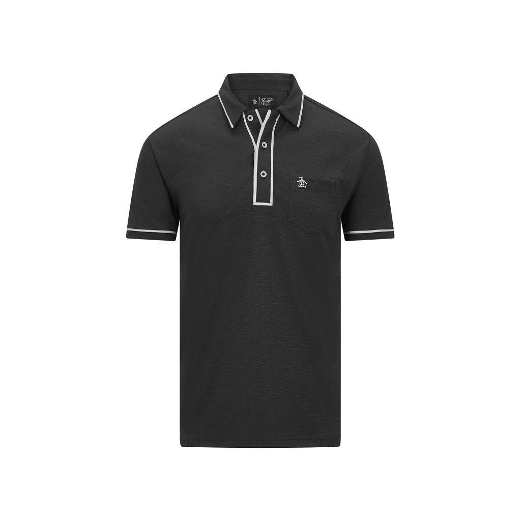 GreenRabbit Golf, Original Penguin, ORIGINAL PENGUIN GOLF EARL POLO	 CAVIAR, Shirt - GreenRabbit Golf GOLFFASHION & LIFESTYLE