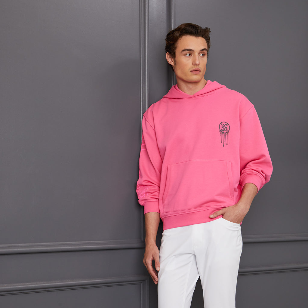 GreenRabbit Golf, G/Fore, G/FORE BIRDIES PULLOVER HOODIE AZALEA, Sweater - GreenRabbit Golf GOLFFASHION & LIFESTYLE