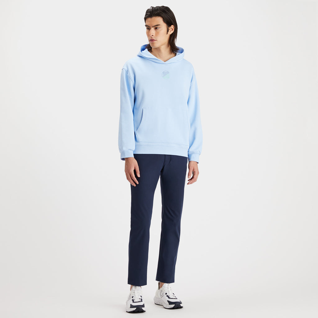 GreenRabbit Golf, G/Fore, G/FORE WORLDWIDE STATEMENT PULLOVER HOODIE SKY, Sweater - GreenRabbit Golf GOLFFASHION & LIFESTYLE