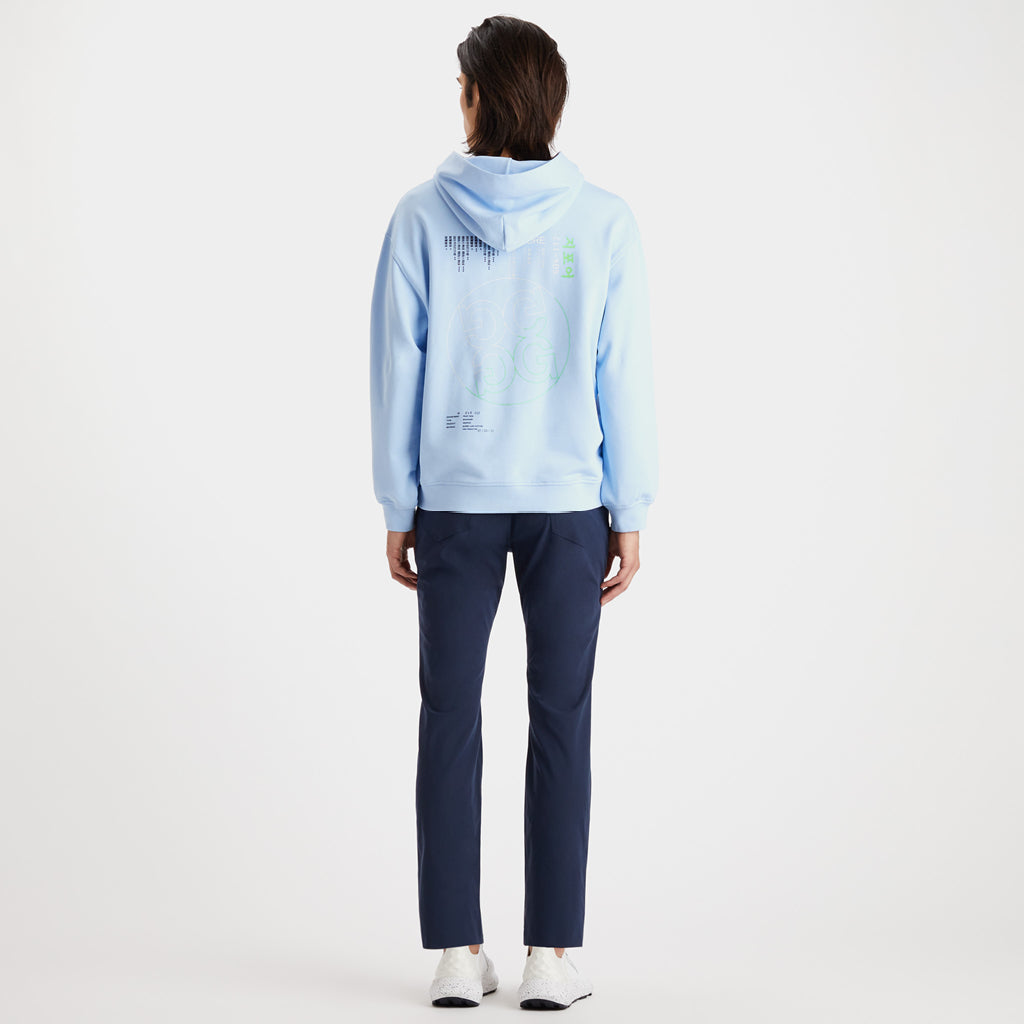 GreenRabbit Golf, G/Fore, G/FORE WORLDWIDE STATEMENT PULLOVER HOODIE SKY, Sweater - GreenRabbit Golf GOLFFASHION & LIFESTYLE