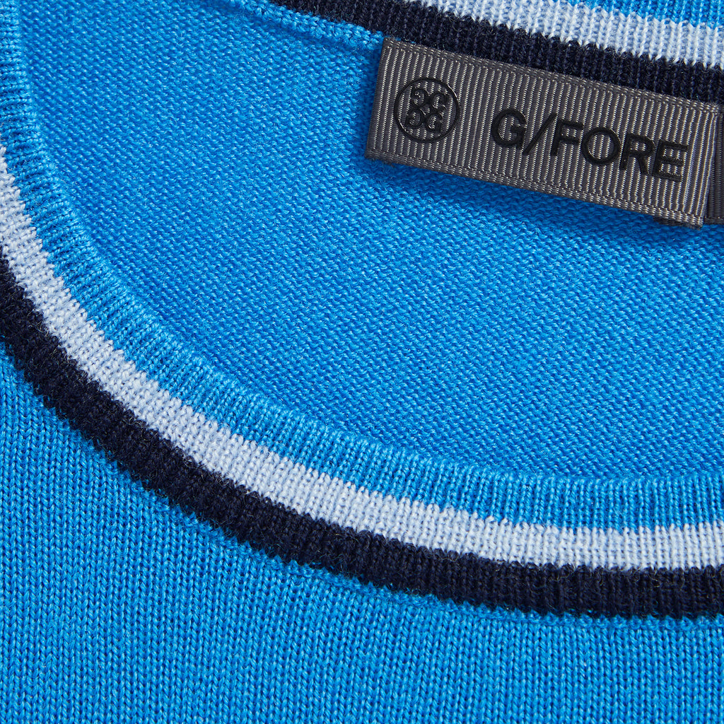 GreenRabbit Golf, G/Fore, G/FORE CREWNECK SWEATER CERULEAN, Sweater - GreenRabbit Golf GOLFFASHION & LIFESTYLE