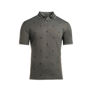GreenRabbit Golf, G/Fore, Skull & T's Embroidered Polo Tech Pique Charcoal, Shirt - GreenRabbit Golf GOLFFASHION & LIFESTYLE