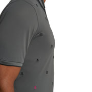 GreenRabbit Golf, G/Fore, Skull & T's Embroidered Polo Tech Pique Charcoal, Shirt - GreenRabbit Golf GOLFFASHION & LIFESTYLE