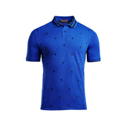 GreenRabbit Golf, G/Fore, Skull & T's Embroidered Polo Tech Pique Sapphire, Shirt - GreenRabbit Golf GOLFFASHION & LIFESTYLE