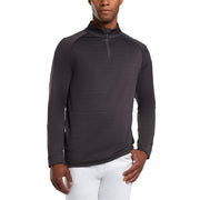 GreenRabbit Golf, G/Fore, Killer Perforated MID Heathered Tech Jersey With Mossed Interior Charcoal Heather Grey, Pullunder - GreenRabbit Golf GOLFFASHION & LIFESTYLE