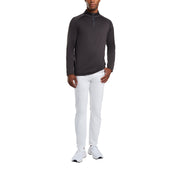 GreenRabbit Golf, G/Fore, Killer Perforated MID Heathered Tech Jersey With Mossed Interior Charcoal Heather Grey, Pullunder - GreenRabbit Golf GOLFFASHION & LIFESTYLE