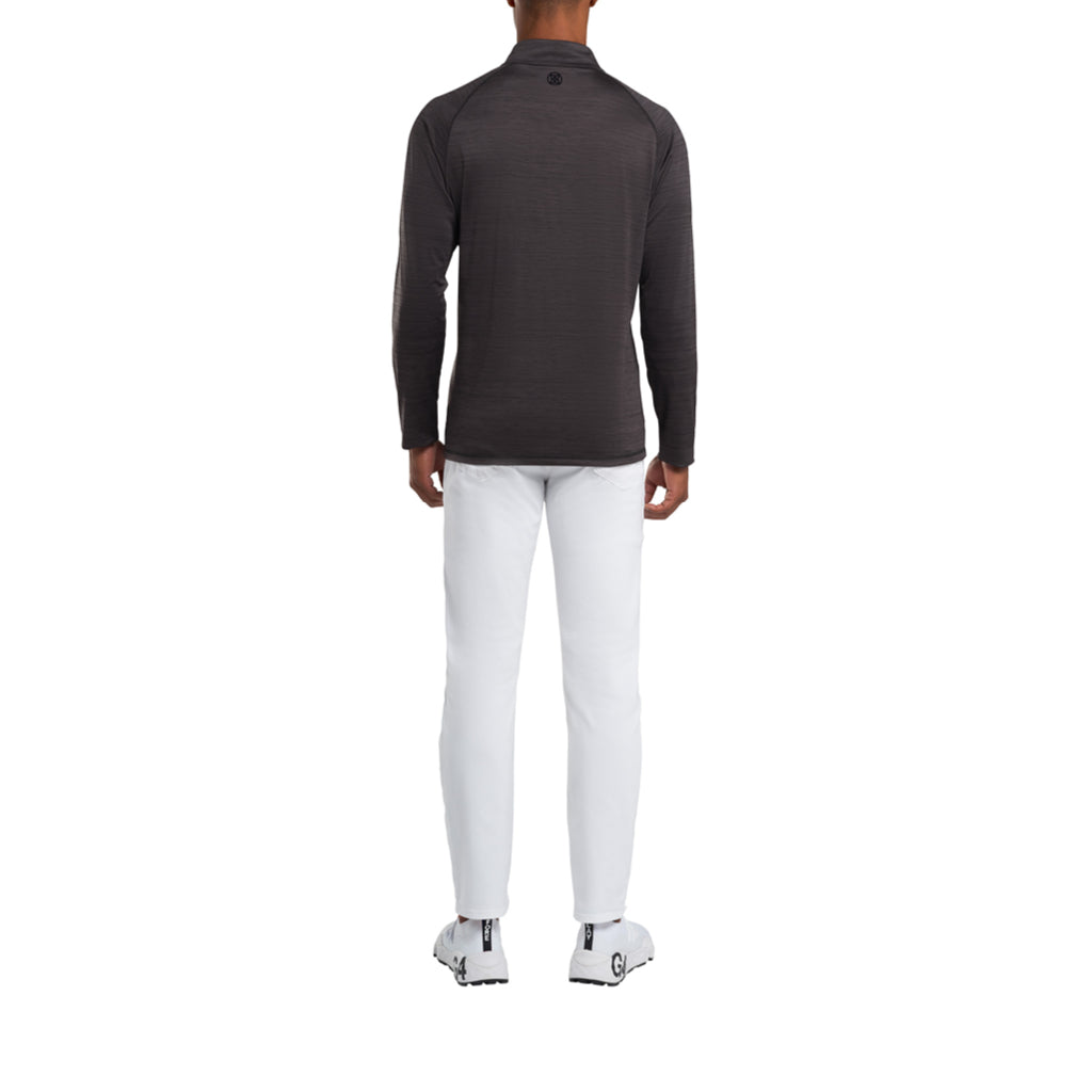 GreenRabbit Golf, G/Fore, Killer Perforated MID Heathered Tech Jersey With Mossed Interior Charcoal Heather Grey, Pullunder - GreenRabbit Golf GOLFFASHION & LIFESTYLE